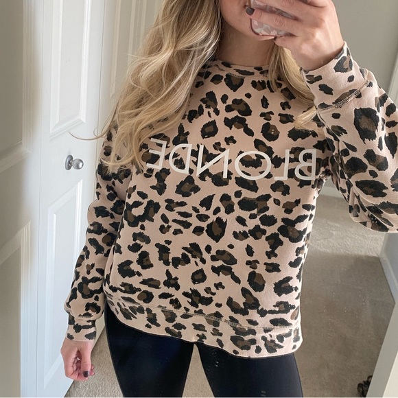 Brunette the label blonde leopard sweater - Picture 2 of 7